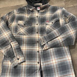 Wrangler Heavyweight Shirt Jacket Size Large New